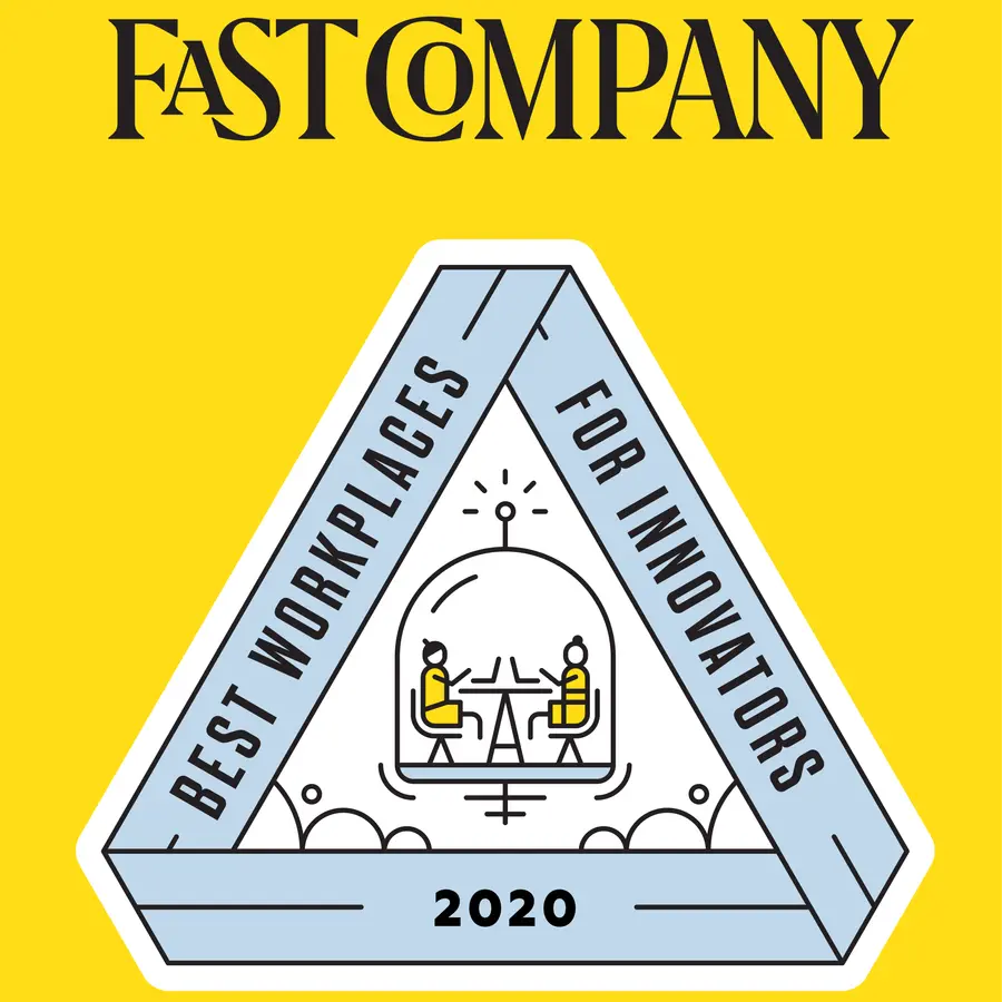 Fast Company Best Places to Work 2020 Badge